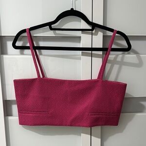 Alexis Pink Crop Top
